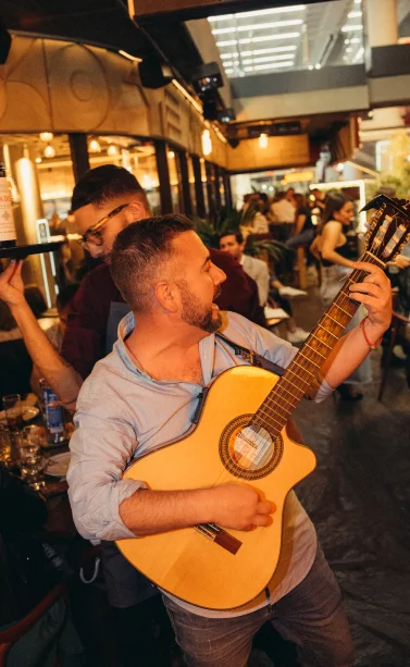 Restaurante con espectáculo flamenco en restaurante en Madrid